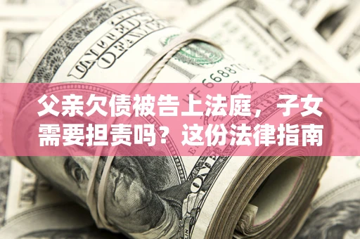武汉父亲欠债被告上法庭，子女需要担责吗？这份法律指南必须看完