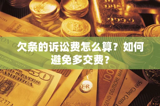 武汉欠条的诉讼费怎么算？如何避免多交费？