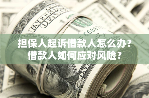 武汉担保人起诉借款人怎么办？借款人如何应对风险？