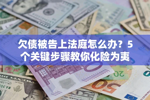 武汉欠债被告上法庭怎么办？5个关键步骤教你化险为夷