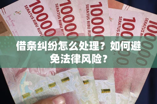 武汉借条纠纷怎么处理？如何避免法律风险？
