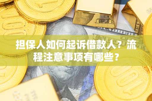 武汉担保人如何起诉借款人？流程注意事项有哪些？